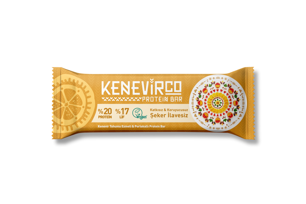 KenevirCo Portakallı Protein Bar 40 g
