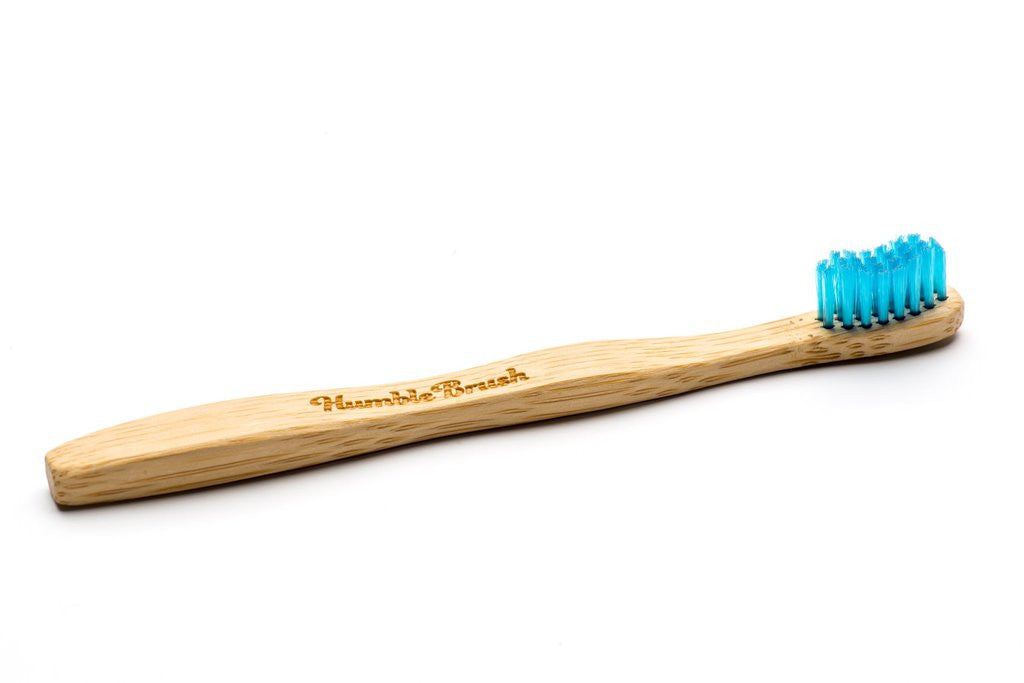 HUMBLE BRUSH Bambu Çocuk Diş Fırçası Ultra Soft-Çok Yumuşak MAVİ