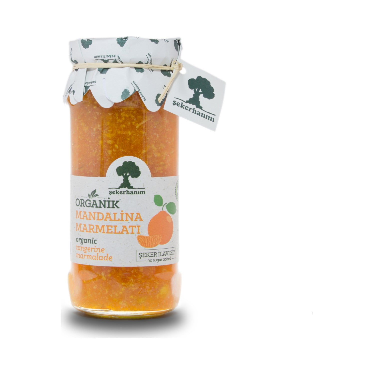 ŞEKERHANIM  Şeker İlavesiz Mandalina Marmeladı 290 g