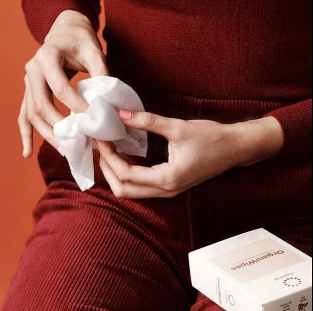 ORGANICUP OrganiWipes – Regl Kabı Temizleme Mendili