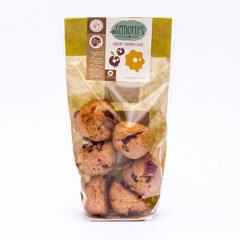SEMOTTI'S Yaban Mersini ve Cevizli Kurabiye 200 g